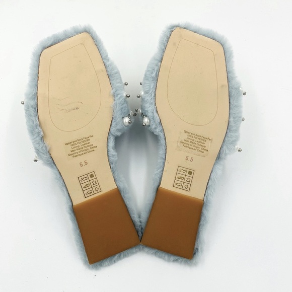 Jeffrey Campbell Facile Faux Fur Slide Sandal - Picture 8 of 9